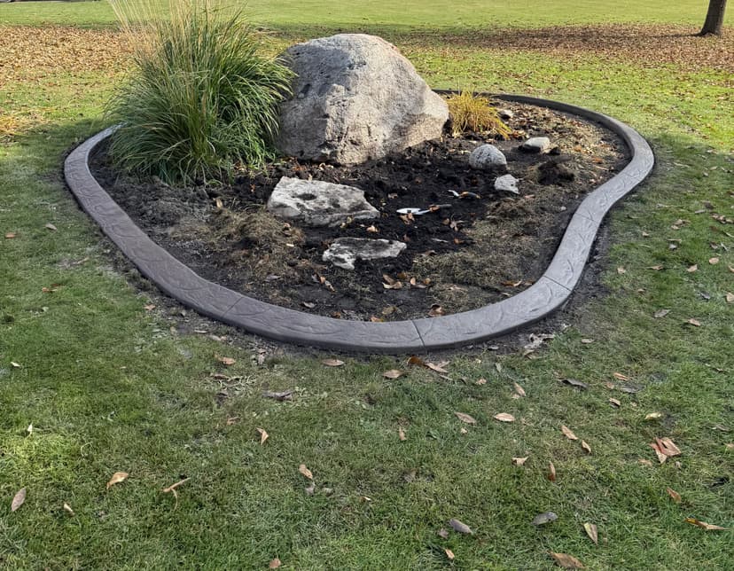 CURBING done by Olson Construction in North Eastern North Dakota