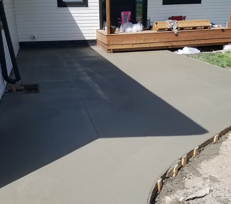 Decorative Driveways and Sidewalks with Olson Construction in North Eastern North Dakota